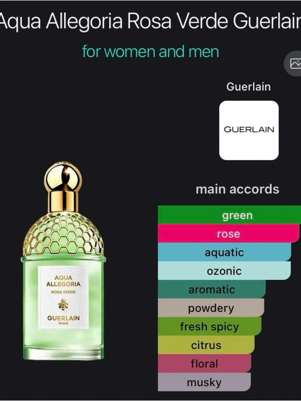 Guerlain Aqua Allegoria Rosa Verde